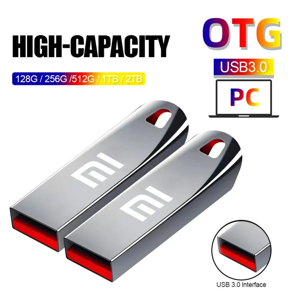 Xiaomi USB3.0 Flash Drive Pen Drive Pendrive USB Stick Memory Disk U Memoria Flash Disk 2TB 1TB for PC Laptop Car u disk