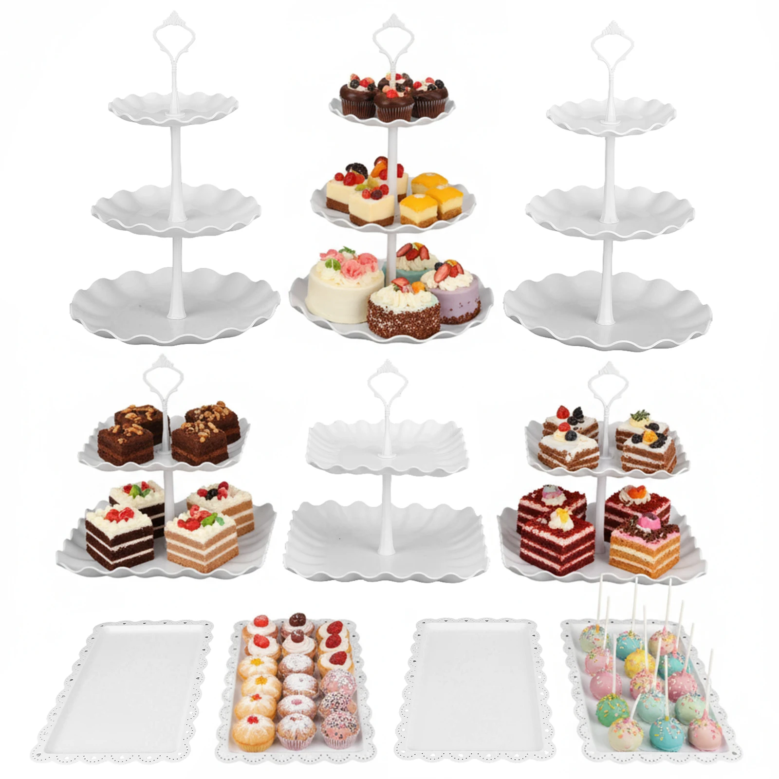 10 Pcs dessert table display set