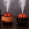 Flame Mountain USB Air Humidifier Diffuser Aromatherapy Essential Oil Diffuser 300ML Simulated Volcano Fragrance Diffuser home 1