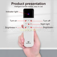 WLED Remote GLEDOPTO Control ESP Now 7 Group Preset Scenes 2.4GHz WiFi Wireless 50M Distance On OFF Dimmable Brightness Adjust - Image 2