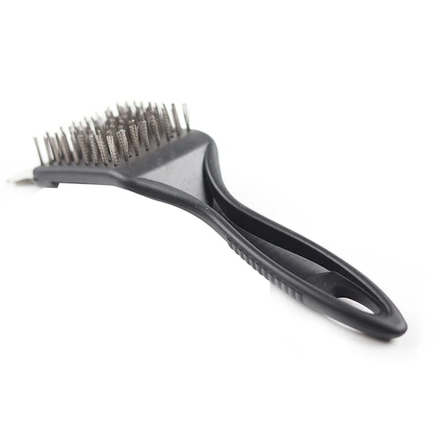 Barbecue Kefék Fogantyúval Bbq Tisztítás Főző Grill Kültéri 1 Százalék Nem Tapadó Kefe Acél Sörték Otthoni Kiegészítők Eszközök - Image 2