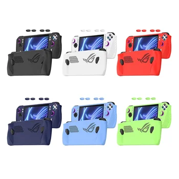 Adatto per console di gioco portatile ASUS ROG Ally Anti-collisione e anti-touch 360 ° Custodia protettiva in morbido silicone a tutto tondo