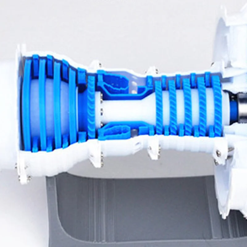 HOT!Aero Engine Turbo Fan Engine Model Air Model Electric 3D Printer