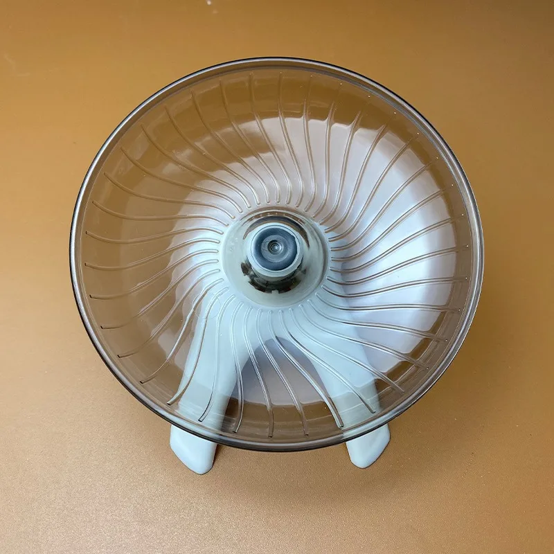 Pet Hamster Running Wheel Mute Flying Saucer Steel Axle Wheel Running Disc Toys Cage Small Animal Hamster Accessories exercise wheel
