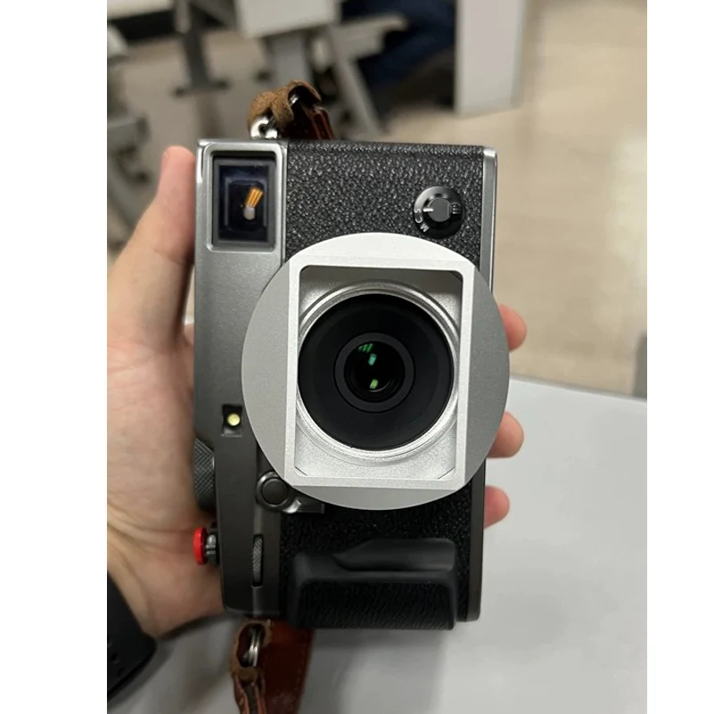 Aluminum Square Lens Hood fit for Fujifilm XF27mm F2.8 R WR