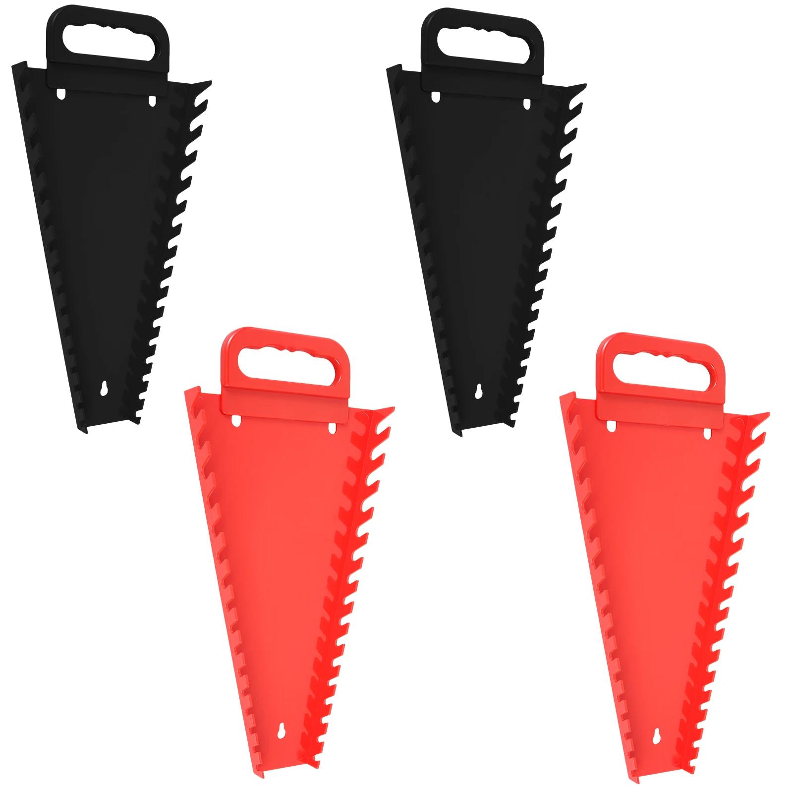 

Новый органайзер для гаечных ключей, 2 шт., 13 слотов, стеллаж для хранения гаечных ключей, портативный пластиковый держатель для гаечных ключей с ручкой, настенный гаечный ключ