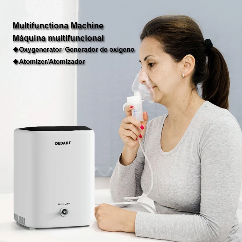 Oxygen Concentrator Home Use 90% Purity Small Nebulizer Generator Machine RS-02