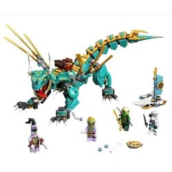 Blocs de construction série TV Jungle Dragon 8 en 1, 634 pièces, modèle classique compatible avec 2021 jeux de briques, Kits pour enfants, nouvelle collection 71746 