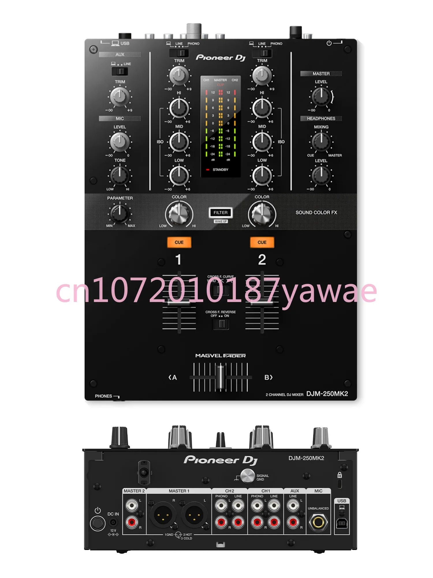 Pioneer-DJM-250mk2 djm250サウンドカード付き2ウェイdjオーディオ 