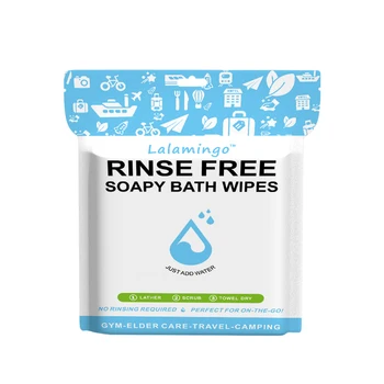 25-Pack Rinse-Free Bathing Wipes 1