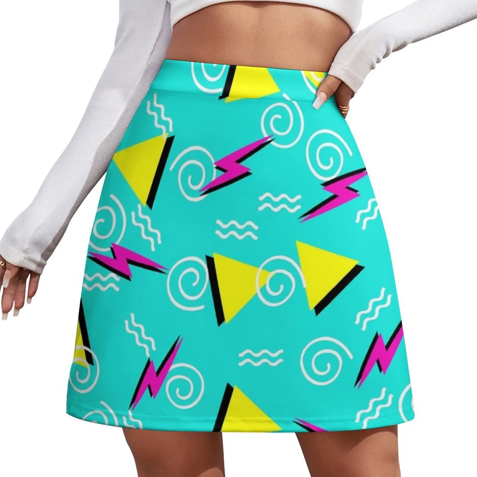 

Pop Art Mini Skirt clothes for woman rave outfits for women skirts for women 2024