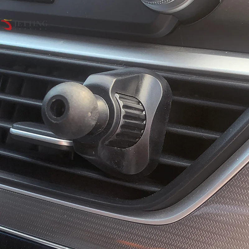 

Черное автомобильное крепление на вентиляционное отверстие, 17 мм, Шариковая головка, основание для автомобиля, фотодержатель для автомобиля, фотосессия для мобильного телефона, кронштейн для GPS