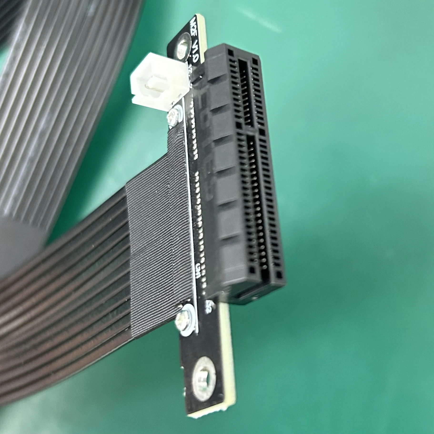 Für M.2 NVME zu PCI-E X4 Signal Verlängerung Kabel PCIe 4,0x4 gen4 64G/bps Adapter Kabel mit SATA Power Adapter Kabel für NVMe SSD – Detail 8