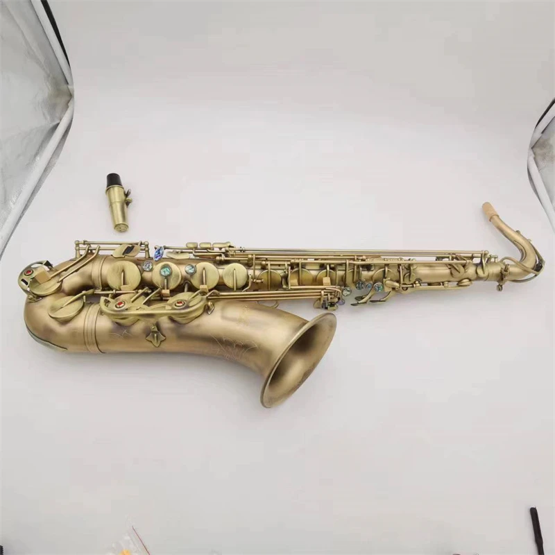 Tenor Saxophone Gold Lacquer Professional Tenor Sax With Case Reeds Neck Mouthpiece