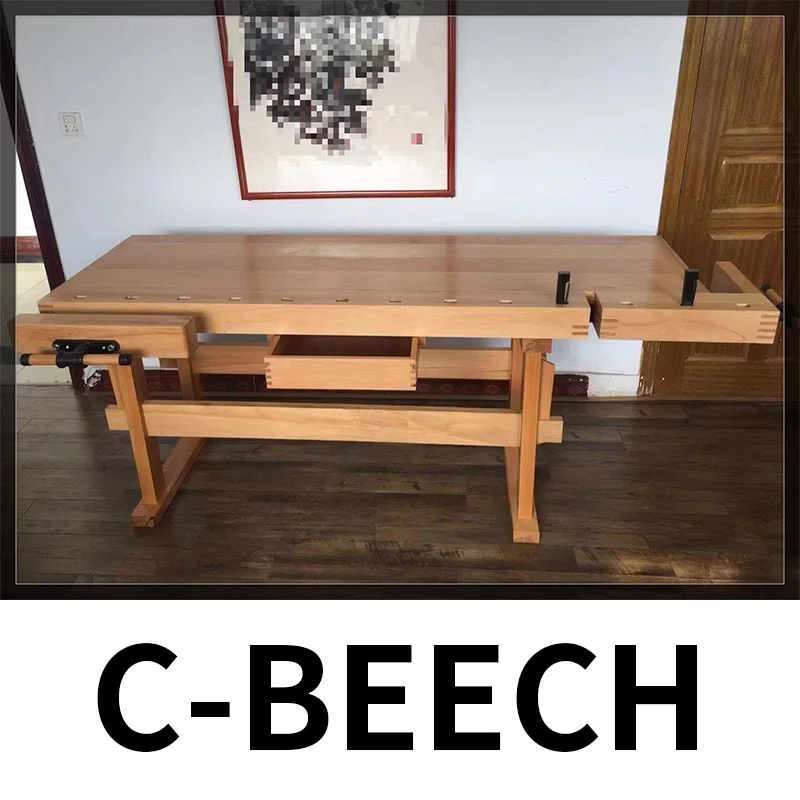 Beech solid wood Multifunctional Woodworking Workbench Operation Table DIY Tools