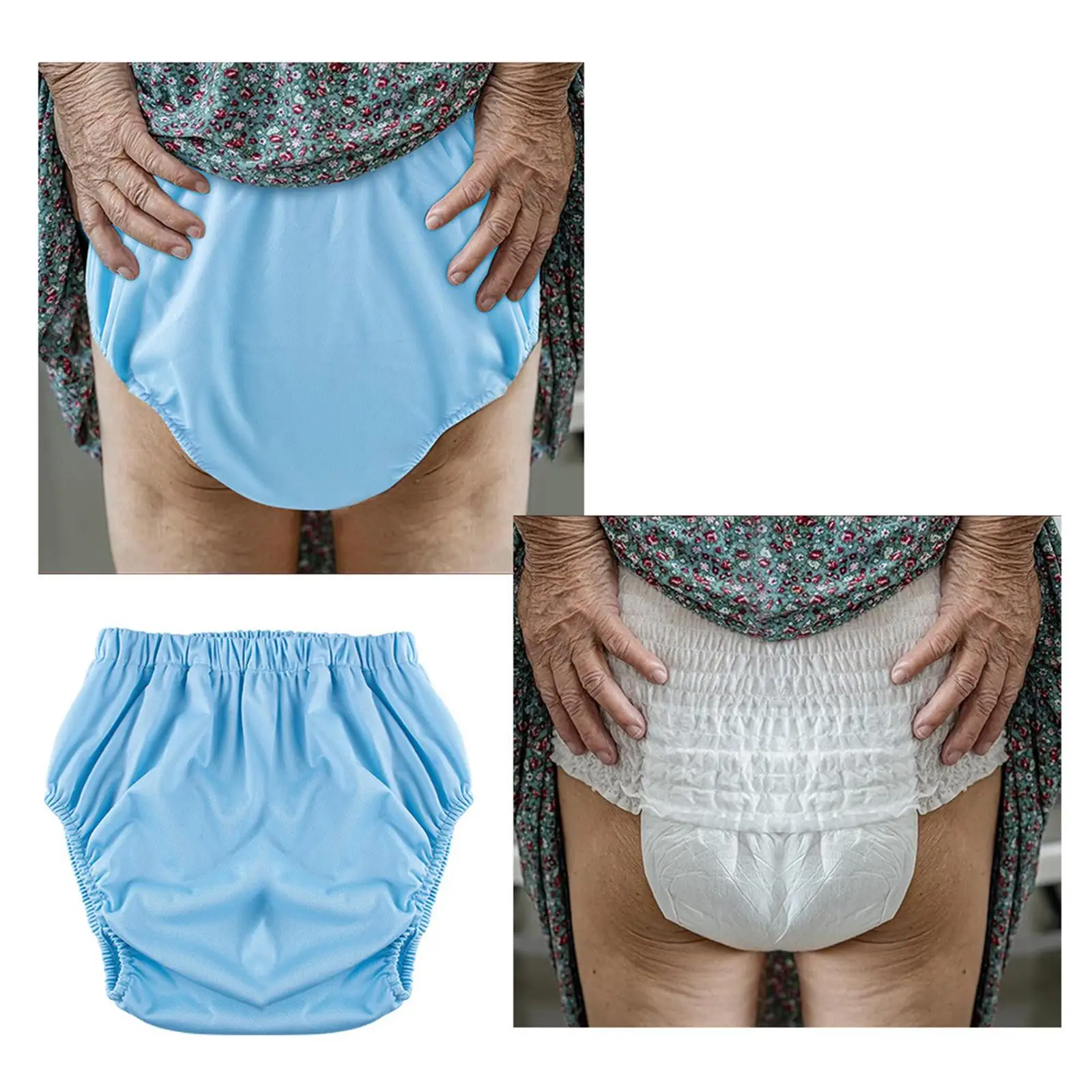 Adult Diaper Cover Leakproof Waterproof Underpants Silent for Men Women Seniors Disabled Elderly disposable adult diapers