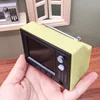 1:12 Dollhouse Miniature TV Playable Video Mini Television Model Living Room Home Appliances Decor Toy Doll House Accessories 4