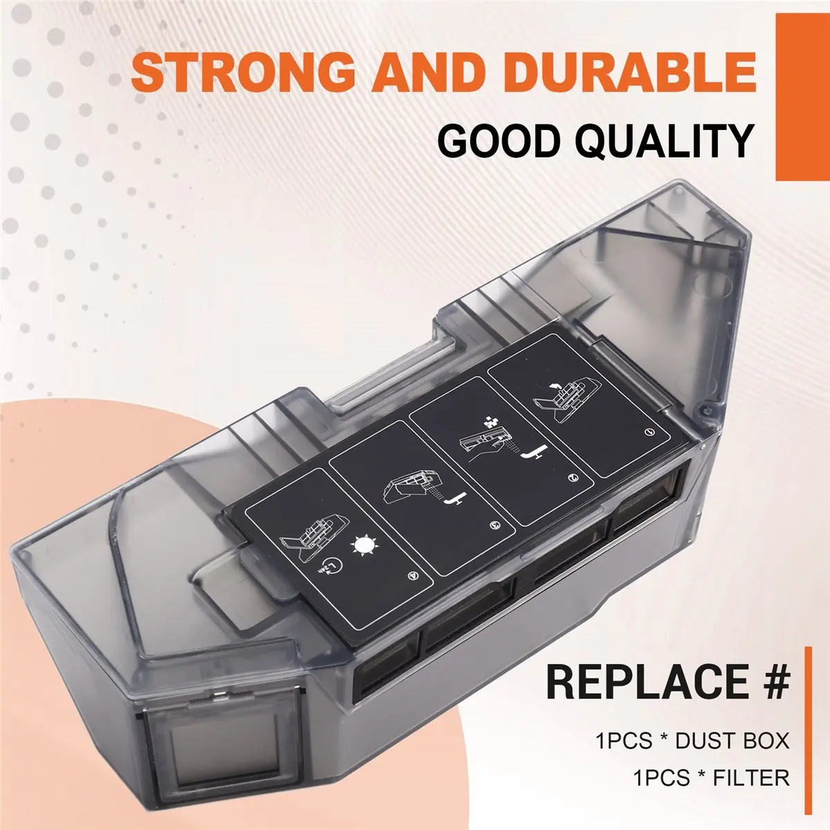 드리미 X40 / X40 Pro / X40 Ultra / S30 Pro Ultra, 미지아 M30S 로봇 청소기용 A10R 먼지통, 예비 부품
