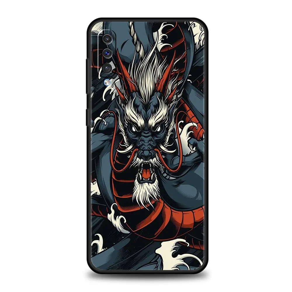 Dragon Tiger Silicone Phone Case Cover