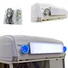 LED Angel Eyes Light Front Headlight Dome Lamp For 1/14 Tamiya RC Truck SCANIA ACTROS MAN TGX VOLVO AROCS Tamiya LESU Parts 1