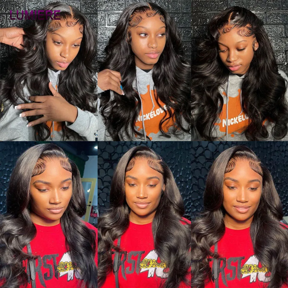 Body Wave Frontal 13x6 HD Lace Frontal Only Pre-Plucked 13x4 Lace Frontal 4x4 5x5 6x6 HD Lace Closure Human Hair Nutural Black 5