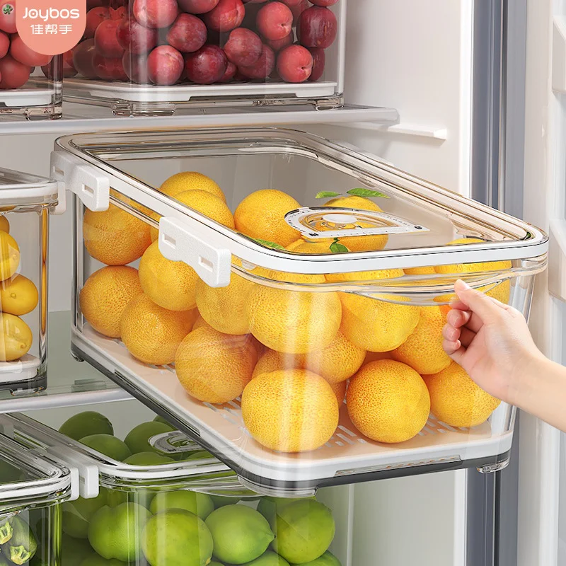 

Cereal Dispenser Kitchen Refrigerator Storage Box, Vegetable, Fruit, Meat, Frozen Storage Box, Organizing Artifact, Food Contain