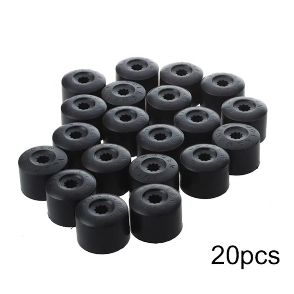 

20Pcs Car Screw Cover Hub Nut Caps for New Golf 6 Bora Sagitar Magotan Cap Locking Types Cap Dismantle Tool