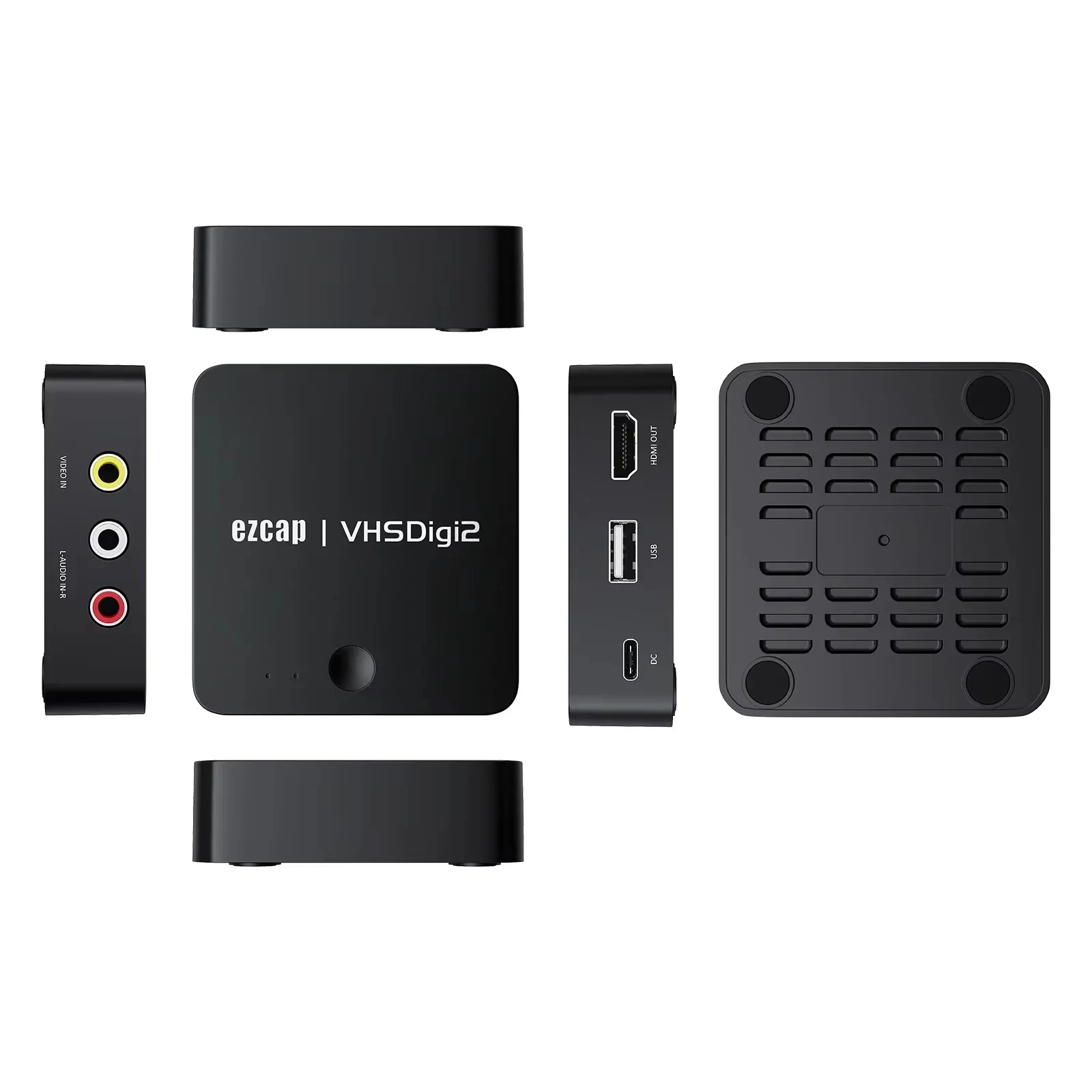 3RCA AV Recorder VHS Digitizer Old Video Cassette Camcorder Video Capture Card T