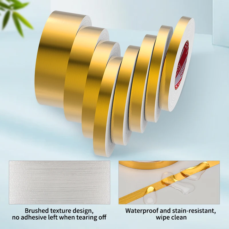 Home Floor Seam Tape Strong Adhesion Tile Countertop Brushed Glossy Kitchen Cabinet Door Decoration Beautification Waterproof