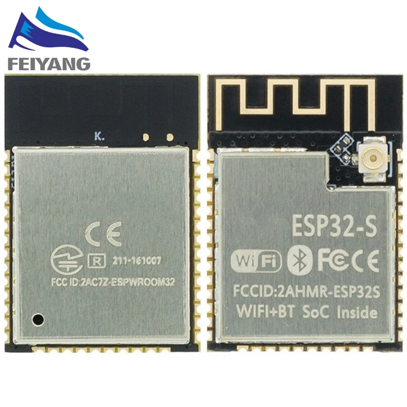 ESP32 ESP-32 Wireless-Modul ESP32-S ESP-WROOM-32 ESP-32S mit 32 Mbit PSRAM IPEX/PCB-Antenne mit 4 MB FLASH für Arduino