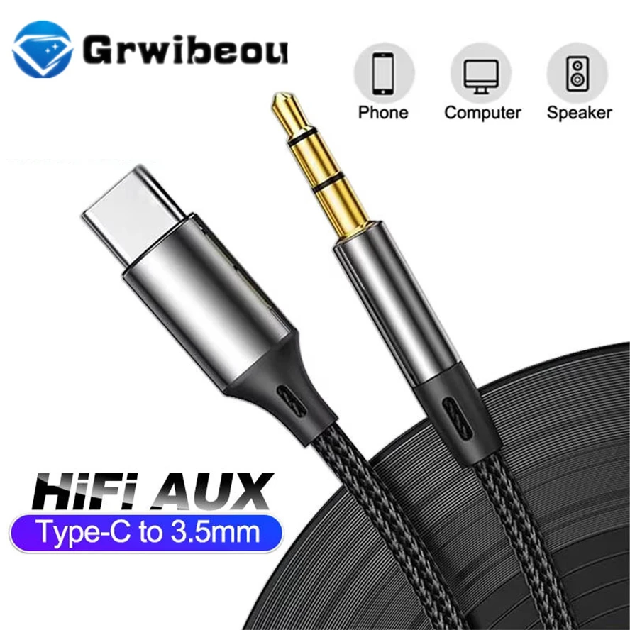 Premium USB-C to 3.5mm AUX Audio Cable Adapter