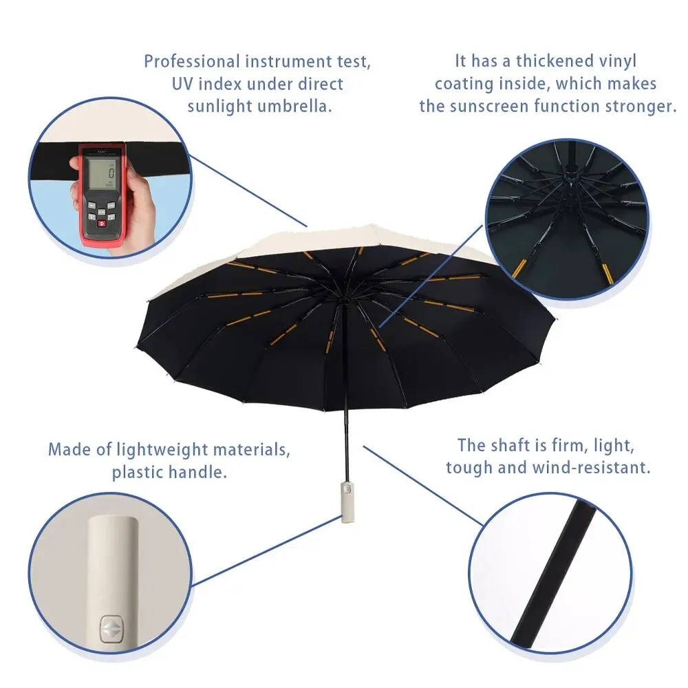 Umbrella Folding Automatic Wind Resistant