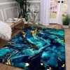 Blue Marble Carpet for Living Room Luxury Home Decorations Sofa Table Large Area Rugs Bedroom Bedside Foot Pad Non-slip Mat 4