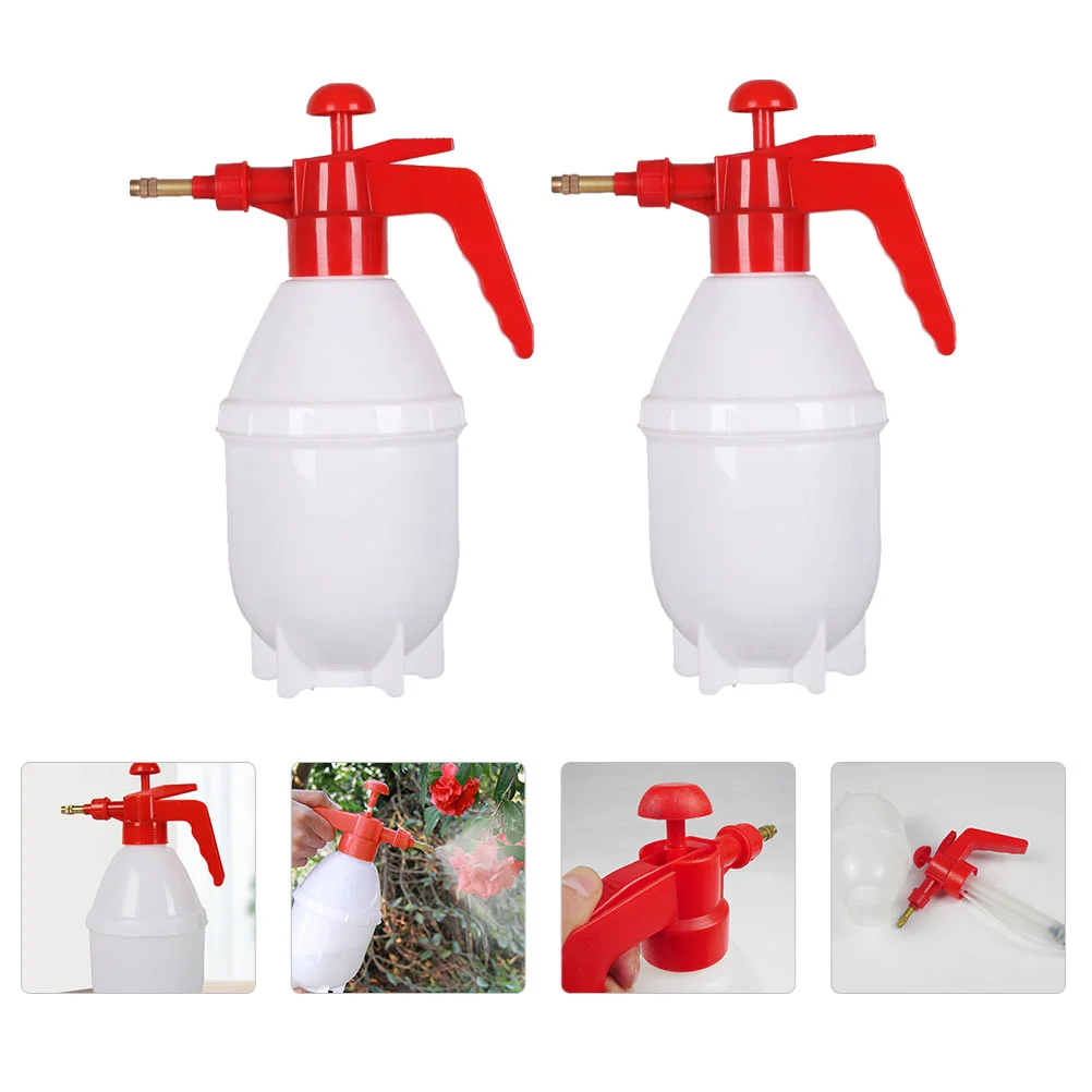 

2 Pcs Air Pressure Small Watering Can Garden Sprayer Sprinkler Pp+copper