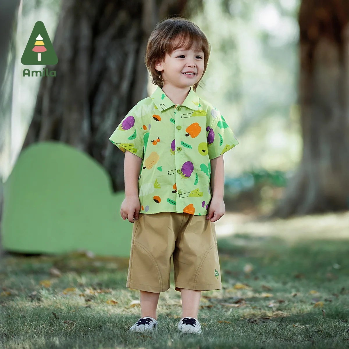 Baby Shorts Amila Baby Cropped Trousers Summer Cotton Girls Boys Clothes Fashion Casual Baby's Bottoms Pants 0-6 Years