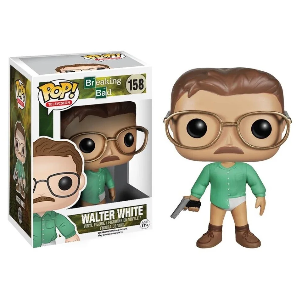 thumbnail image 1 of Funko pop Breaking Bad Walter White n.° 158 Figuras de acción de juguete Modelo de anime Figura de vinilo Colección de juguetes de PVC, 1 of 3