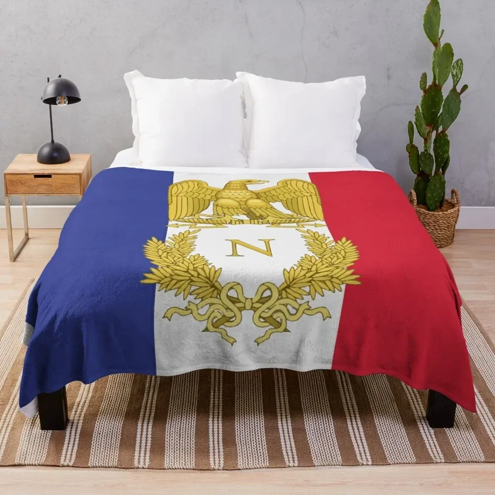 

France napoleon flag - French Pride - Empire - Throw Blanket Sleeping Bag Giant Sofa Moving Blankets