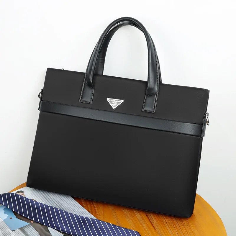 남성용 대용량 방수 비즈니스 핸드백, 비즈니스 핸드백, 회의 가방, 노트북 가방, 사무실 가방, 메신저