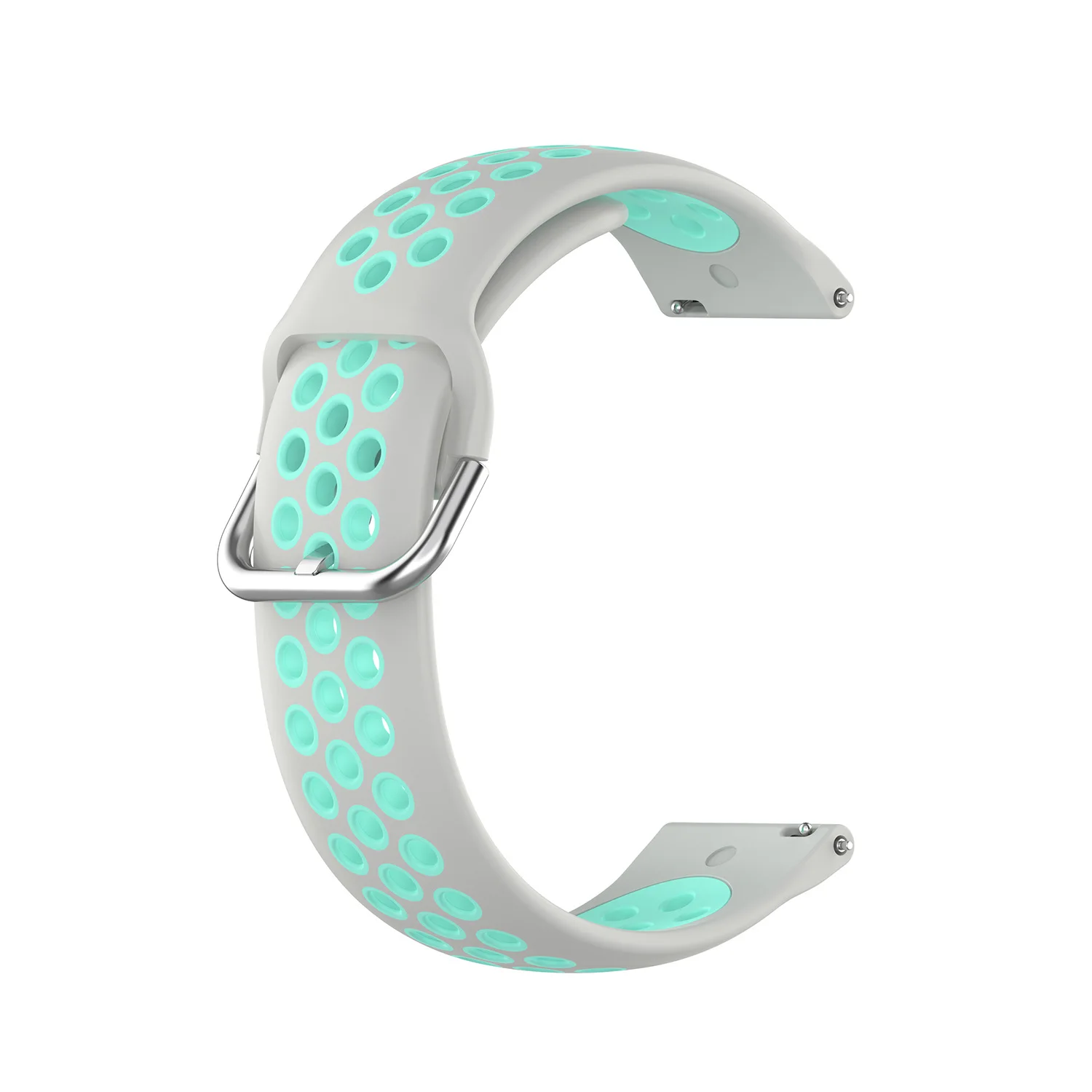 Versatile Silicone Sports Band - 20mm/22mm Strap
