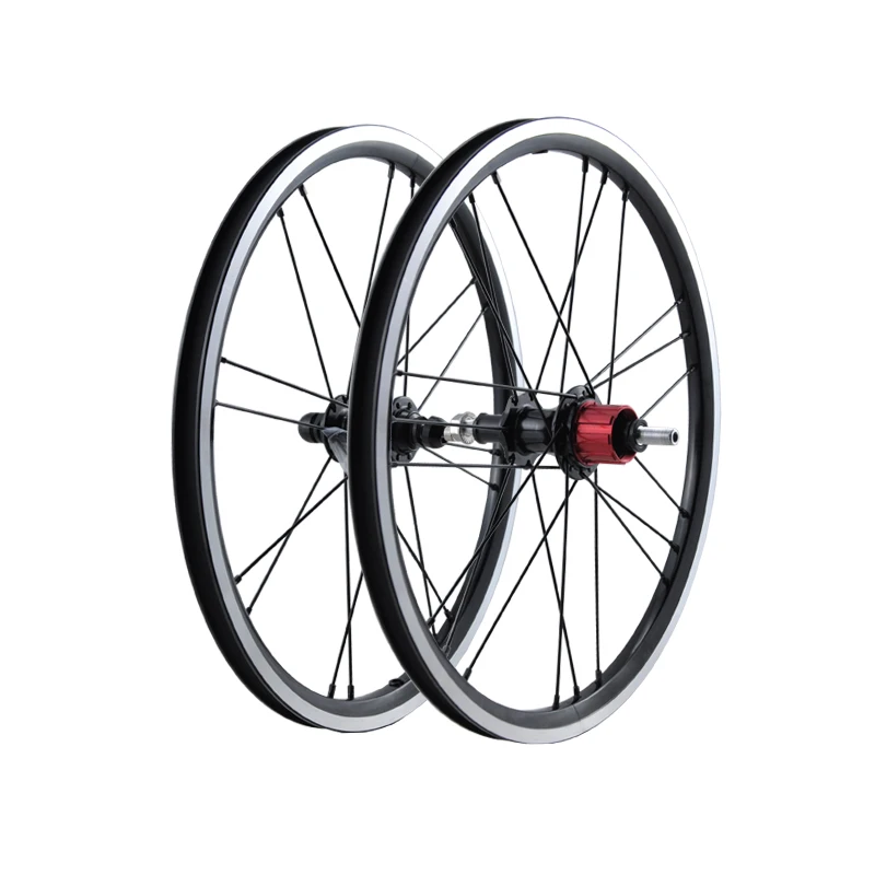 Liteproelite 16 Pollici Bici Pieghevole 349 Ruote Raggi 20Mm Modifica Cerchi Ruota Esterna 7 Velocità Per Brompton Bike