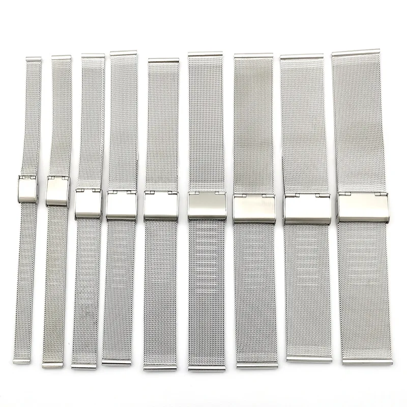 Elegant Milanese Stainless Steel Mesh Loop Band - Universal Replacement Bracelet