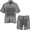 Paisley Print Men Suit 3D print Shirt Beach Shorts Oversized luxury 2Pcs set Vacation Vintage Streetwear Fashion Man Suits 6