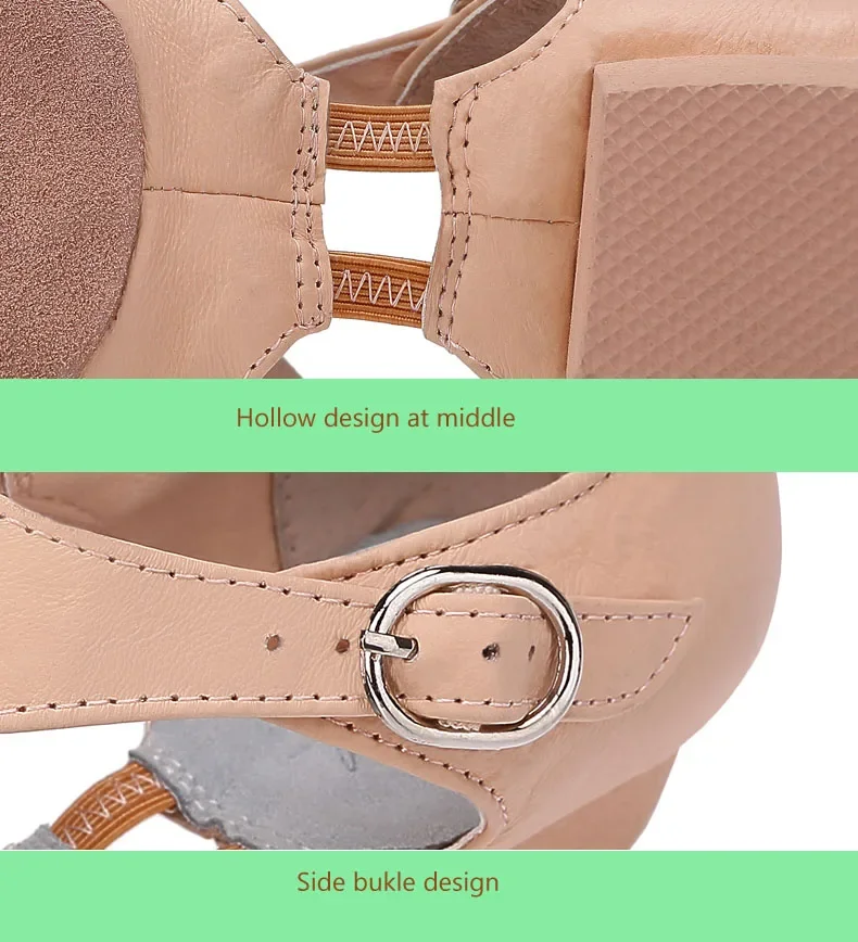 Genuine Leather Stretch Ballet Dance Shoe For Women Jazz Dancing