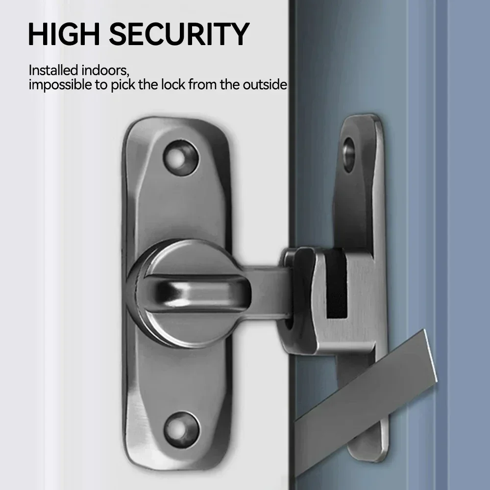 90/180&deg; flip gate latch door lock anti-theft zinc alloy