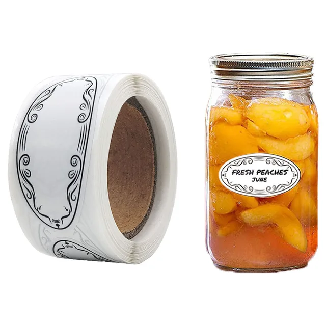 150Pcs/Roll Beverages Fruits Vegetables Fridge&Freezer Storage Organizer Stickers Food Safe Date Catalog 1*2.25inch for Kitchen 1