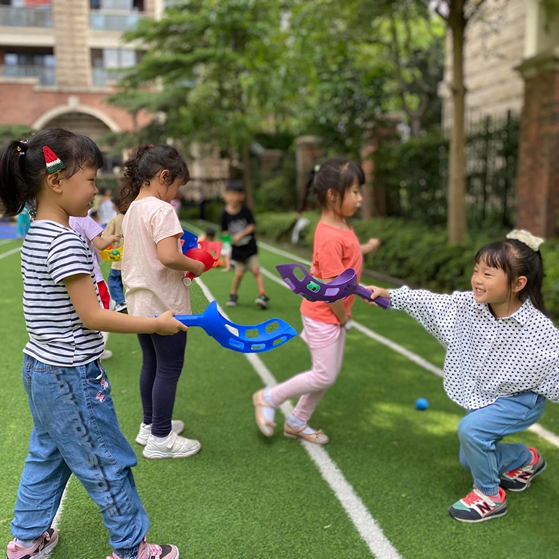 Catch the Track Ball Children\'s Sports Sensory Toy PE Material Exercise Hand-eye Coordination Outdoor Game Farm Kid Activity