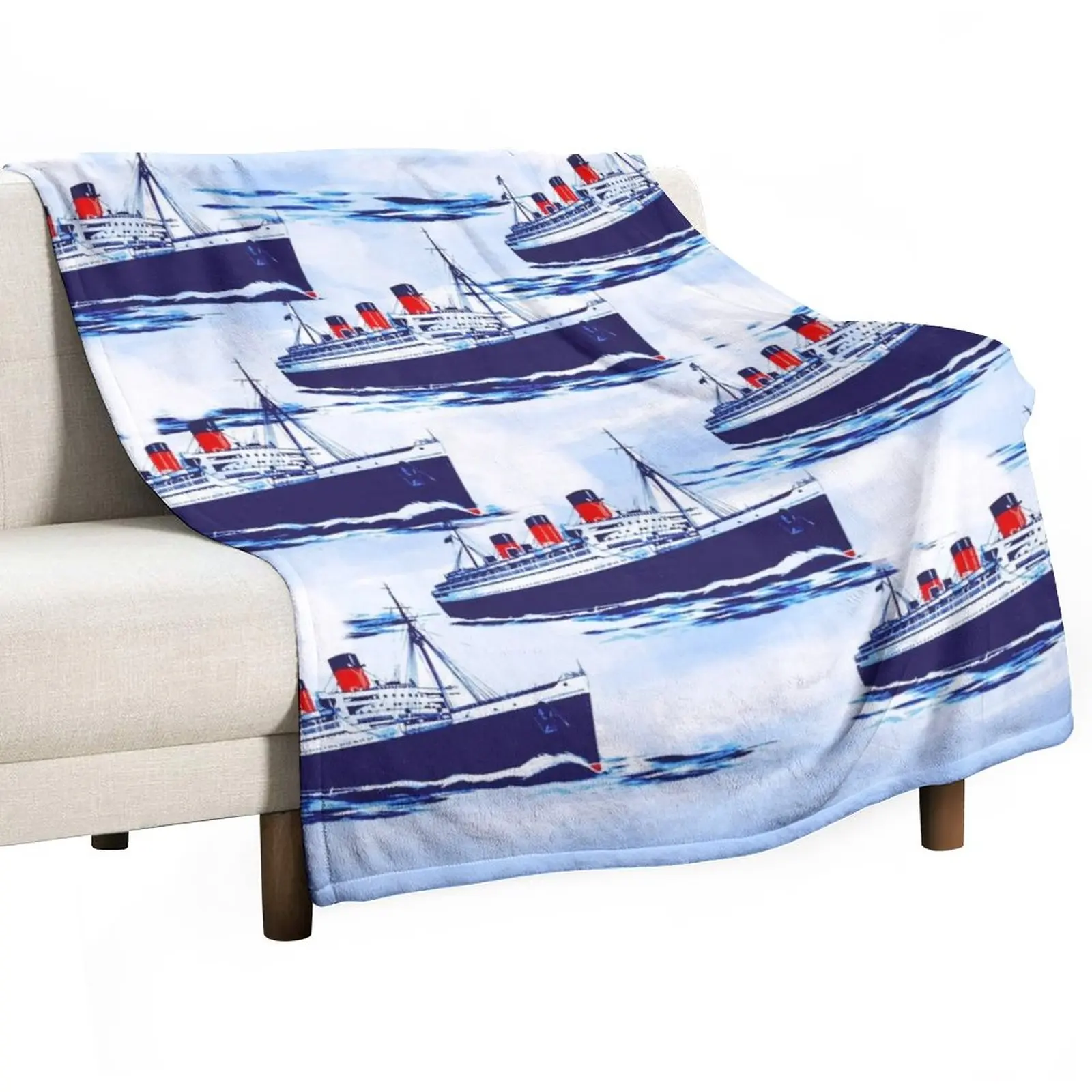 

Boat Scrub Cap Pattern Throw Blanket fluffy Decorative Sofas Flannels Blankets