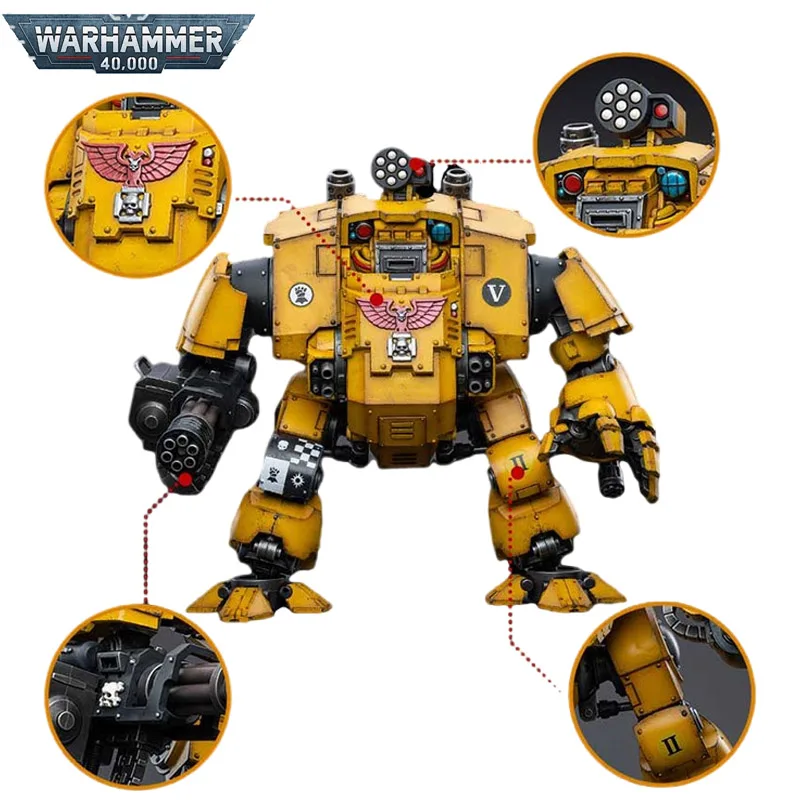 Action Figure JOYTOY Warhammer 40K - Redemptor Dreadnought Templari Neri - Scala 1:18 (29 Cm) - 2