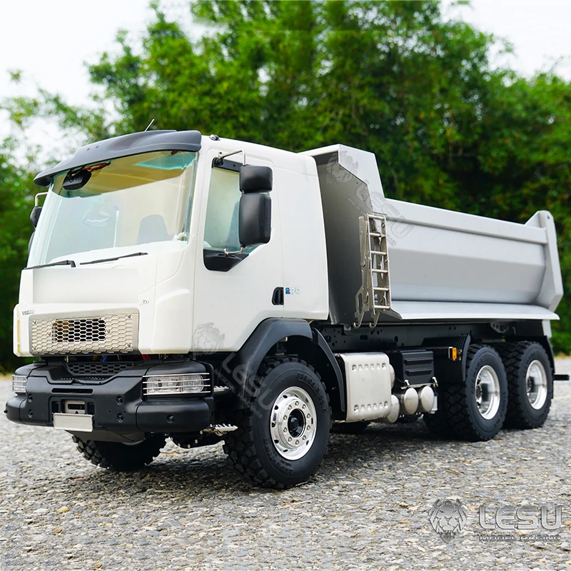 LESU Metal 1/14 RC Hydraulic Dumper Tipper Sound Light ESC for 6X6 Vm Car Radio System Construction Vehicles Th20692-Smt3 5