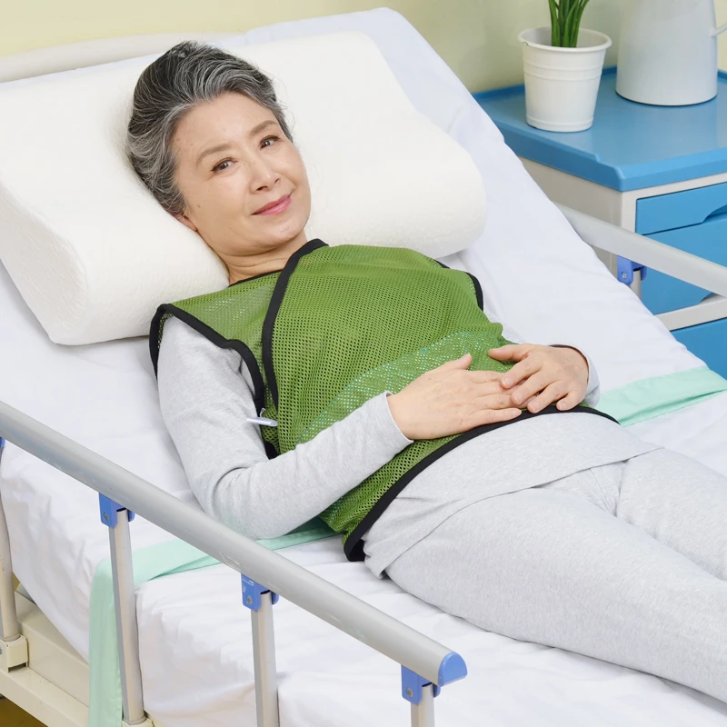메쉬 몸통 구속 조끼, 허리 고정 의류, 가족 및 병원, 노인 마비 환자 간호